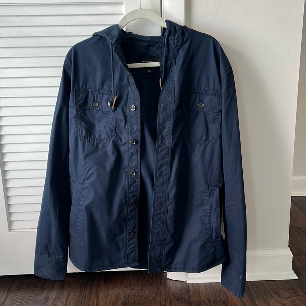 Banana Republic Navy Lightweight Jacket